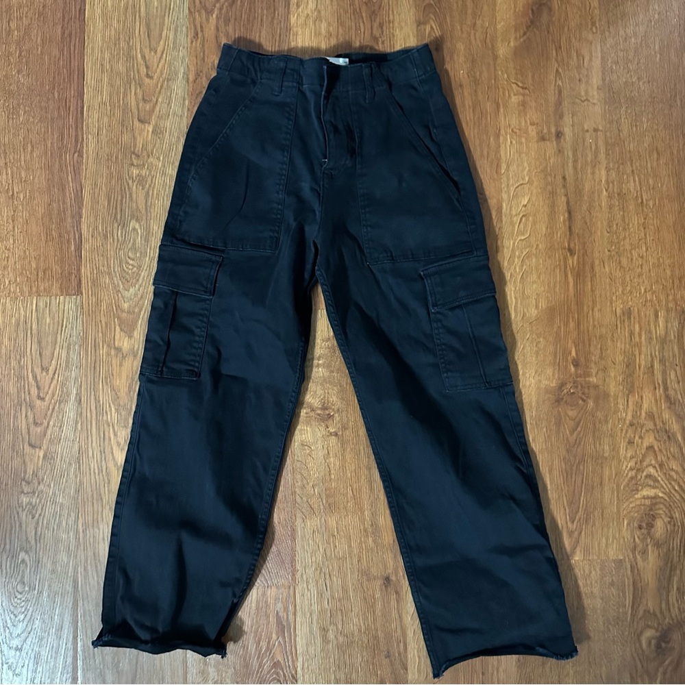 Small Black Hollister Cargo Pants